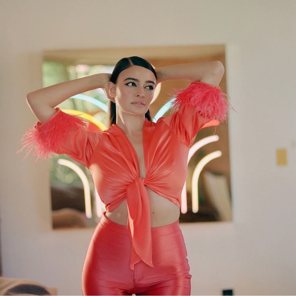 Rezek Studio scarlet foxy top. Never worn. Make an offer! - Picture 2 of 9